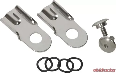Kentrol Tailgate Latch Pair Polished Silver for Jeep CJ8 1976-1986 - 30564