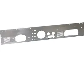 Kentrol Dash Panel with Radio Opening Brushed Silver for Jeep CJ 1977-1986