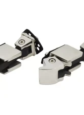 Kentrol Hood Catch Pair Polished Silver Jeep JK 2007-2018                                     - 30571 - Image 2