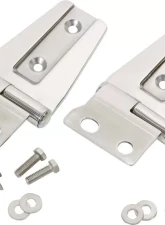 Kentrol Hood Hinge Pair Polished Silver Jeep JK 2007-2018                                     - 30572 - Image 7