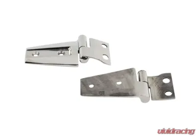 Kentrol Hood Hinge Pair Polished Silver Jeep JK 2007-2018 - 30572