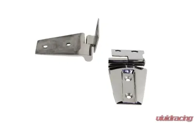 Kentrol Hood Hinge Pair Polished Silver Jeep JK 2007-2018 - 30572