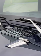 Kentrol Hood Hinge Pair Polished Silver Jeep JK 2007-2018                                     - 30572 - Image 7