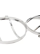Kentrol Euro Headlight Guards Pair Polished Silver for Jeep JK 2007-2018                                     - 30573 - Image 3