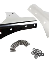 Kentrol Windshield Supports Pair Polished Silver for Jeep JK 2007-2018                                     - 30574 - Image 7