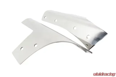 Kentrol Windshield Supports Pair Polished Silver for Jeep JK 2007-2018 - 30574