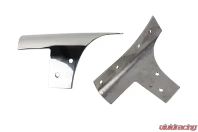 Kentrol Windshield Supports Pair Polished Silver for Jeep JK 2007-2018 - 30574