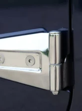 Kentrol Door Hinge Set, 4 Pieces, Polished Silver, Fits Jeep JK 2007-2018                                     - 30575 - Image 7