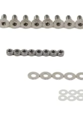 Kentrol Door Hinge Set 8 Pieces Polished Silver for Jeep JK 2007-2018                                     - 30576 - Image 5