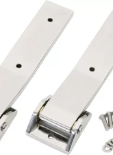 Kentrol Tailgate Hinge Pair Polished Silver Jeep JK 2007-2018                                     - 30578 - Image 8