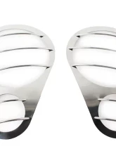 Kentrol Headlight Guards Pair Polished Silver for Jeep JK 2007-2018                                     - 30579 - Image 2