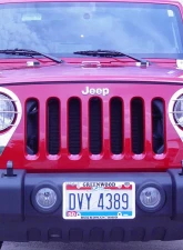 Kentrol Headlight Guards Pair Polished Silver for Jeep JK 2007-2018                                     - 30579 - Image 6