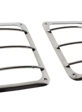 Kentrol Taillight Guard Pair Polished Silver for Jeep JK 2007-2018                                     - 30582 - Image 2