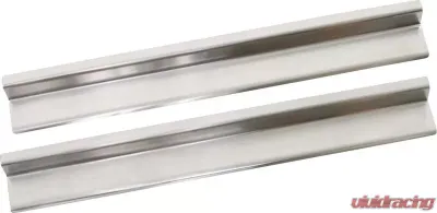 Kentrol Entry Guards Pair for Jeep JK 2007-2018, 2-Door, Polished Silver Finish - 30584