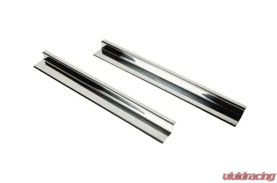 Kentrol Entry Guards Pair for Jeep JK 2007-2018, 2-Door, Polished Silver Finish - 30584