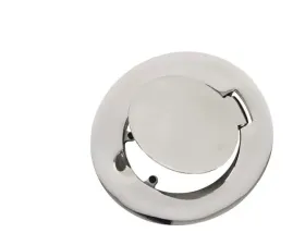 Kentrol Billet Style Gas Hatch Polished Silver for Jeep JK 2007-2018