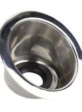 Kentrol Gas Filler Neck for Jeep JK 2007-2018, 2 Door, Polished Silver Finish                                     - 30587 - Image 2