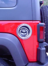 Kentrol Gas Filler Neck for Jeep JK 2007-2018, 2 Door, Polished Silver Finish                                     - 30587 - Image 5