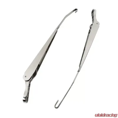 Kentrol Windshield Wiper Arms Pair Polished Silver for Jeep JK 2007-2018 - 30591