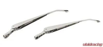 Kentrol Windshield Wiper Arms Pair Polished Silver for Jeep JK 2007-2018 - 30591