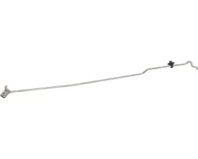 Kentrol Hood Prop Rod Polished Silver Jeep JK 2007-2018
