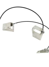 Kentrol Tailgate Pivot Latch Assembly, Fiberglass Body, Polished Silver, Jeep CJ 1976-1986                                     - 30666 - Image 9