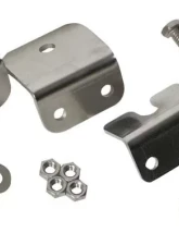 Kentrol Strut Rod Mounting Brackets 4 Pieces Fiberglass Polished Silver Jeep CJ 1972-1986                                     - 30667 - Image 5