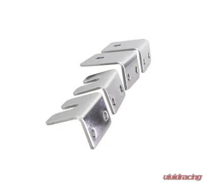 Kentrol Strut Rod Mounting Brackets 4 Pieces Fiberglass Polished Silver Jeep CJ 1972-1986 - 30667