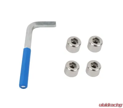 Kentrol OEM Anti-Theft Door Nuts Polished Silver for Jeep TJ 1997-2006 30711 - 30711