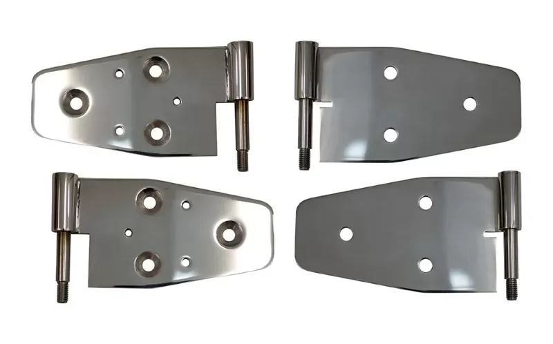 Kentrol Door Hinge Set of 4 Pieces Polished Jeep TJ 2003-2006 - 30719
