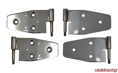 Kentrol Door Hinge Set of 4 Pieces Polished Jeep TJ 2003-2006 - 30719