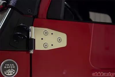 Kentrol Door Hinge Set of 4 Pieces Polished Jeep TJ 2003-2006 - 30719