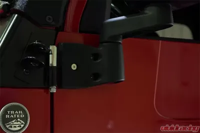 Kentrol Door Hinge Set of 4 Pieces Polished Jeep TJ 2003-2006 - 30719