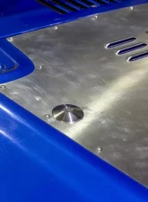Kentrol Hood Bumper Deletes Polished Stainless Steel for Jeep JK | TJ 1997-2019                                     - 30723 - Image 3