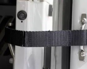Kentrol Polished Stainless Door Strap Kit for Jeep TJ 1997-2006, Stainless Steel