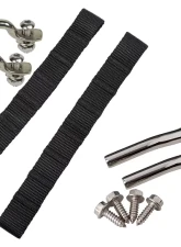 Kentrol Polished Stainless Door Strap Kit for Jeep TJ 1997-2006, Stainless Steel                                     - 30724 - Image 4