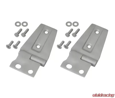 Kentrol Hood Hinge Pair Bare Grey Jeep JK 2007-2018 - 40572