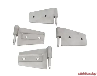 Kentrol Door Hinge Set 4 Pieces Bare Grey for 2007-2018 Jeep JK - 40575