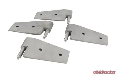 Kentrol Door Hinge Set 4 Pieces Bare Grey for 2007-2018 Jeep JK - 40575