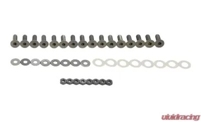 Kentrol Door Hinge Set 8 Pieces Bare Grey for Jeep JK 2007-2018 - 40576