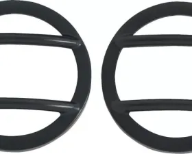 Kentrol Side Marker Covers Pair Powdercoat Black for Jeep JK 2007-2018