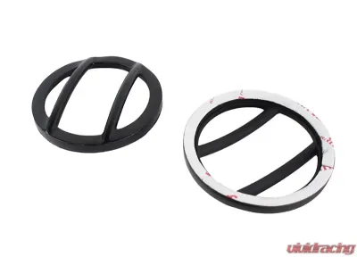 Kentrol Side Marker Covers Pair Powdercoat Black for Jeep JK 2007-2018 - 50008