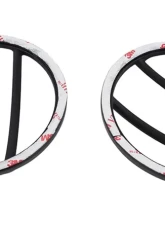Kentrol Side Marker Covers Pair Powdercoat Black for Jeep JK 2007-2018                                     - 50008 - Image 4