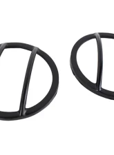 Kentrol Front Marker Covers Pair Powdercoat Black for Jeep JK 2007-2018                                     - 50009 - Image 2