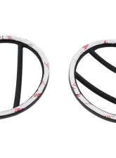 Kentrol Front Marker Covers Pair Powdercoat Black for Jeep JK 2007-2018                                     - 50009 - Image 4