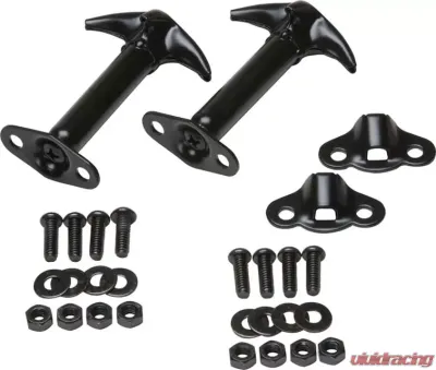 Kentrol Hood Catch Pair Powdercoat Black for Jeep CJ | YJ 1955-1995, 50401 - 50401
