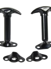 Kentrol Hood Catch Pair Powdercoat Black for Jeep CJ | YJ 1955-1995, 50401                                     - 50401 - Image 3