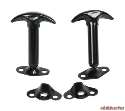 Kentrol Hood Catch Pair Powdercoat Black for Jeep CJ | YJ 1955-1995, 50401 - 50401