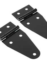Kentrol Hood Hinge Pair Powdercoat Black for Jeep CJ | YJ 1955-1995                                     - 50402 - Image 3