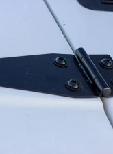 Kentrol Hood Hinge Pair Powdercoat Black for Jeep CJ | YJ 1955-1995                                     - 50402 - Image 5